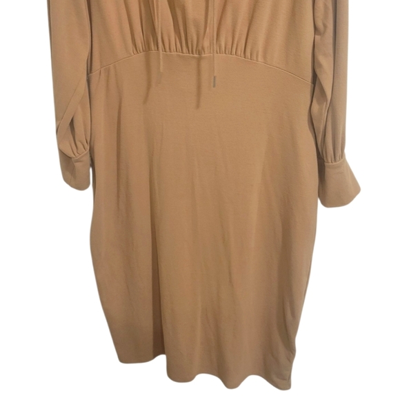 Express Camel Hooded Dress - Picture 6 of 6